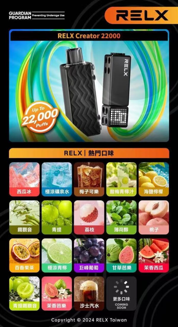 RELX悦刻🪄乐高积木22000口🍬煙彈